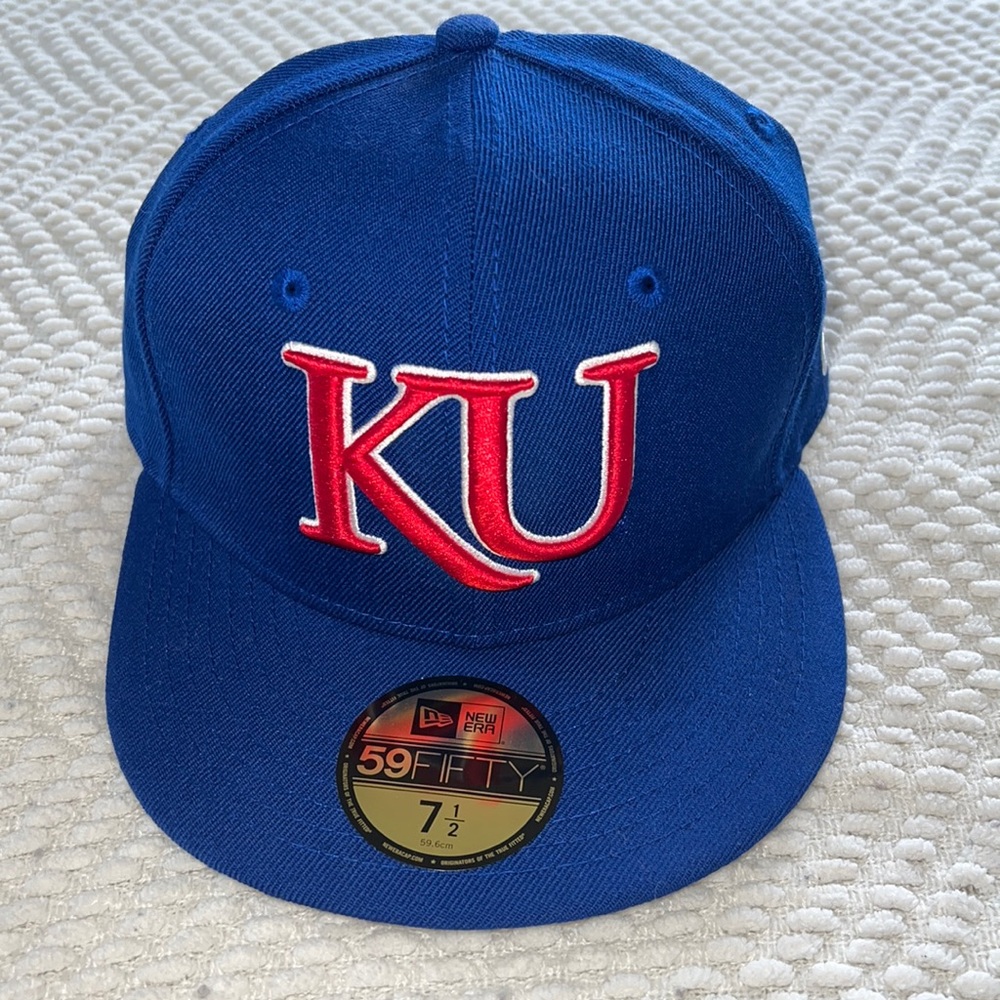 New Era Kansas Jayhawks Basic Fitted Hat